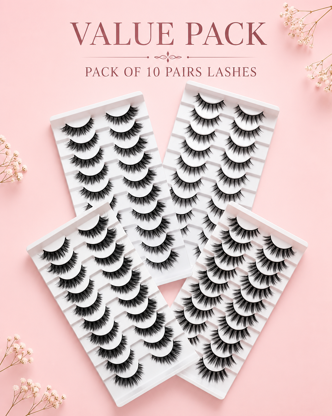 Value Pack Of 10 Lashes